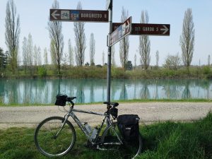 ciclabile peschiera-mantova