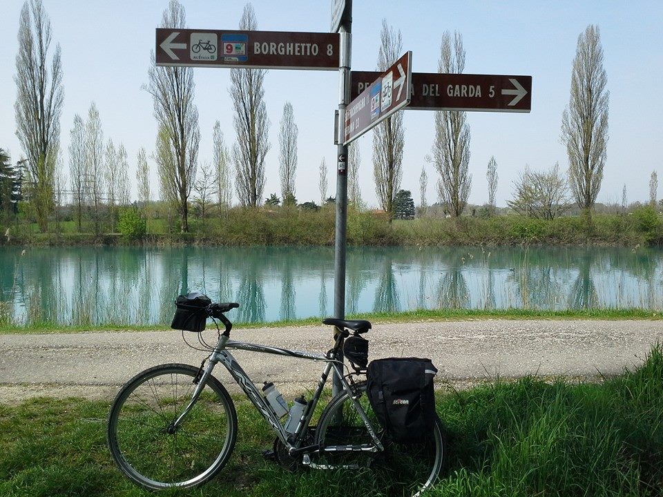 ciclabile peschiera-mantova