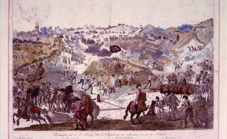 la battaglia di Bussolengo del 1799  tra truppe francesi e austriache